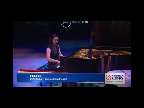 Pianist Fei-Fei plays Chopin Waltz in A-flat Major on Fort Worth Symphony's July 4 Broadcast Concert