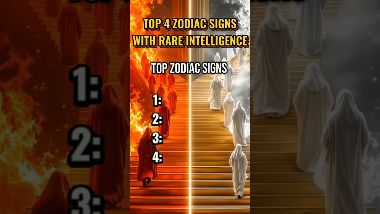 4 Zodiak Teratas dengan Kecerdasan Langka #penjelasanzodiak #pakarzodiak #shorts