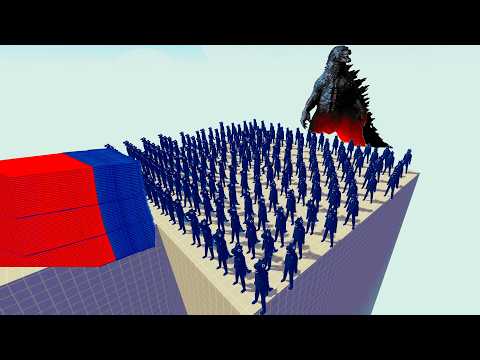 100x GODZİLLA + GIANT vs EVERY GOD l Totally Accurate Battle Simulator TABS