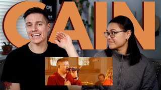 Chase and Melia React to CAIN - Awe Of You (Official Live Video)