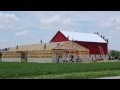 Ohio Amish Barn Raising - May 13th, 2014 in 3 Minutes and 30 seconds