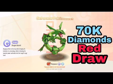 Red Draw for 10star Rayquaza || MegaMon Asia