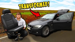 TRANSFORMING MY CHEAP *CAT S WRITE OFF* BMW IN A DAY!