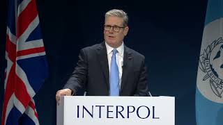 UK Prime Minister Keir Starmer - 92nd INTERPOL General Assembly