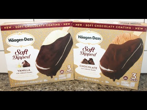 Häagen-Dazs Soft Dipped Ice Cream Bars: Vanilla & Chocolate Review