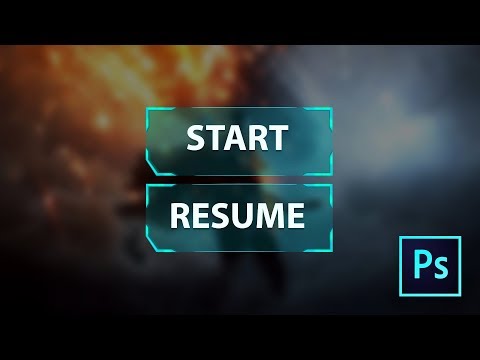 Photoshop Tutorial How to make Button Game in Photoshop Tutorial