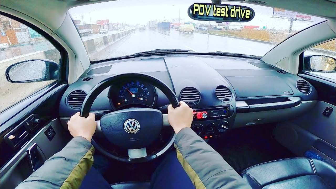 2002 Volkswagen New Beetle (1.8 T 150 HP) POV test drive