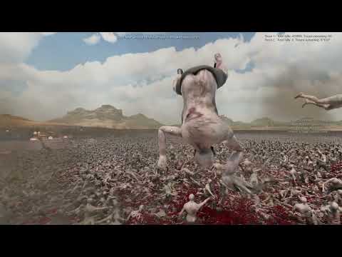 100 T-45 Robot Guns VS 1 Million Zombies !! | UEBS 2