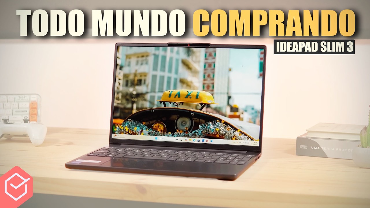 Miniatura da avaliação em vídeo de Notebook Lenovo IdeaPad Slim 3 15.3'' Touch Screen Intel Core i5-13420H 8GB RAM 512GB SSD