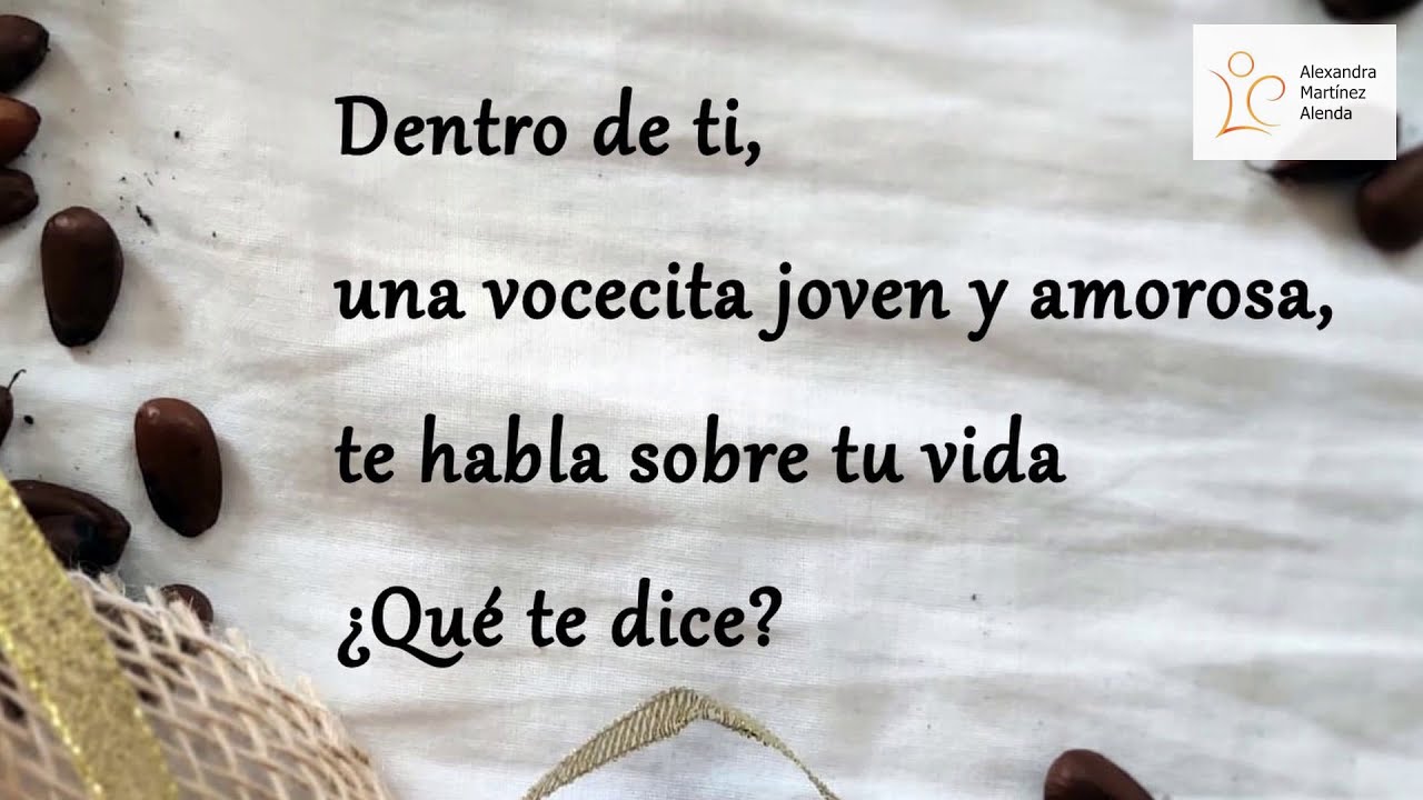 <b>Pregunta 1:</b> Dentro de ti, una vocecita joven te habla sobre tu vida ¿Qué te dice?