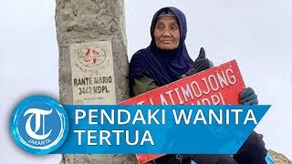 Kisah Wahyuni, Pendaki Gunung Wanita Tertua di Indonesia yang Tiap Beraksi Bawa Ikan Asin