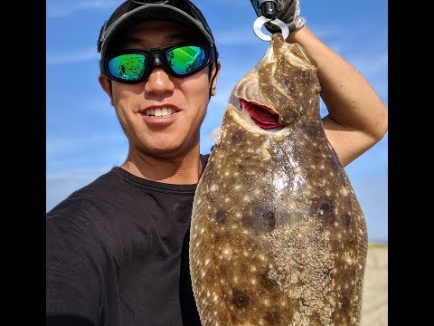 Surf Fluke (Flounder) Fishing - The Quest For A Shore Limit