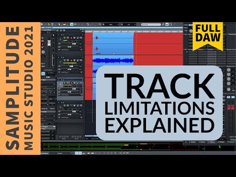 MAGIX Samplitude Music Studio 2021 - Track Limitations