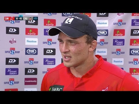 Super Rugby | Sunwolves v Crusaders | Post-match interview with Jake Schatz