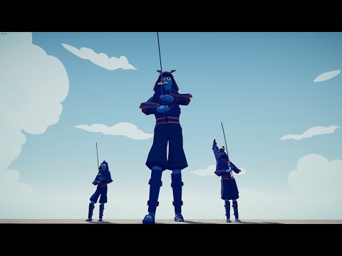 SHOGUN & SAMURAI & SUMURAI GIANT vs MODDED UNITS Totally Accurate Battle Simulator TABS