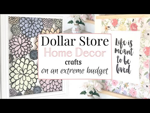 Easy Dollar Store Home Decor/Spring Florals