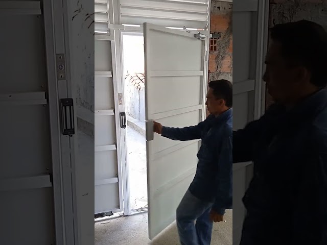 Vídeo relacionado con Cerradura magnética eléctrica 60 kg (132 lbs), fuerza de retención DC12V, sistema de control de acceso para puertas, seguridad a prueba de fallos, modo NC (Fail-Safe)