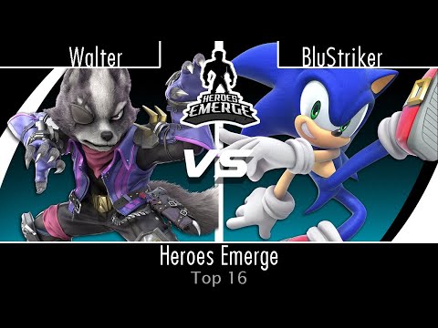 BluStriker (Sonic) vs Walter (Wolf) - Top 16 - Heroes Emerge 2020