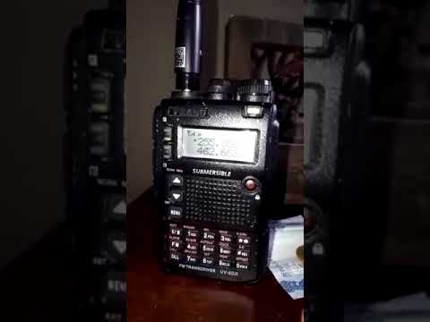 Listening to FLTSATCOM Pirates with HT Radio. Escuta dos piratas FLTSATCOM03 (Bolinha)