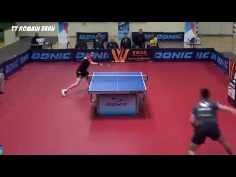 Unbelievable rally between Stéphane Ouaiche and Marcos Freitas - Table Tennis French league Pro A