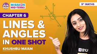Lines and Angles Class 9 Maths in One Shot (Solving Important Questions/MCQs) | BYJU'S Class 9