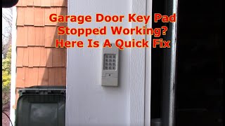 Garage Door Keypad Not Working? Here Is An Easy Fix