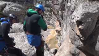 preview picture of video 'Canyoning en Sierra de Guara - Le Mascun - 2013'