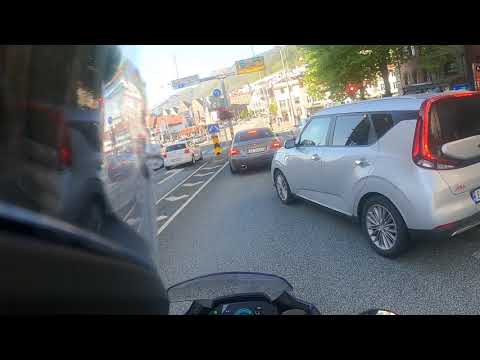 Driving MC in Bergen , Norway