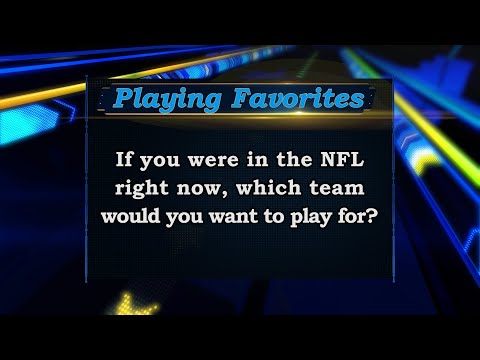 Playing Favorites: NFL Teams
