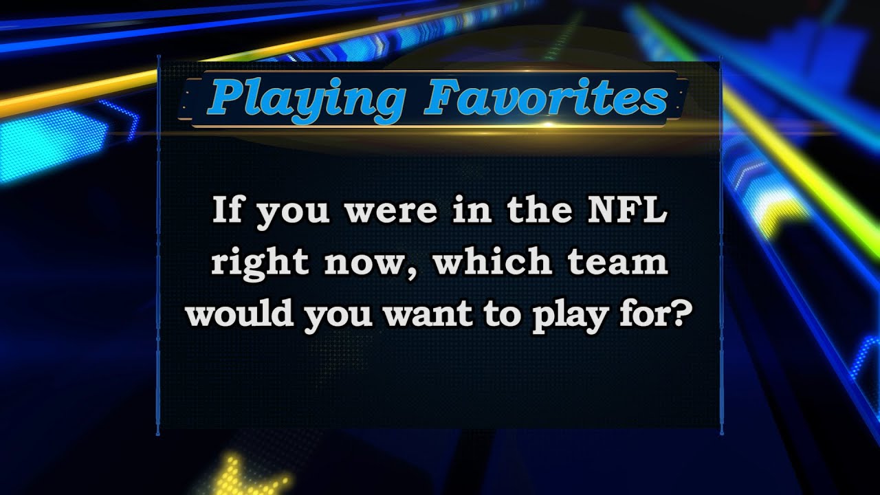 Playing Favorites: NFL Teams