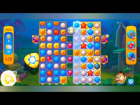 фишдом 2022  #  10943 уровень - прохождение без бустеров # Fishdom,   10943  level - no Boosters.