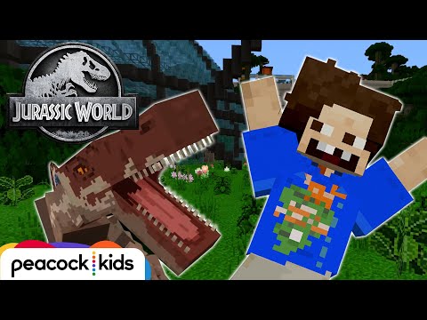 Jurassic World Kids - Jurassic World Shut Down Disaster | JURASSIC WORLD MINECRAFT