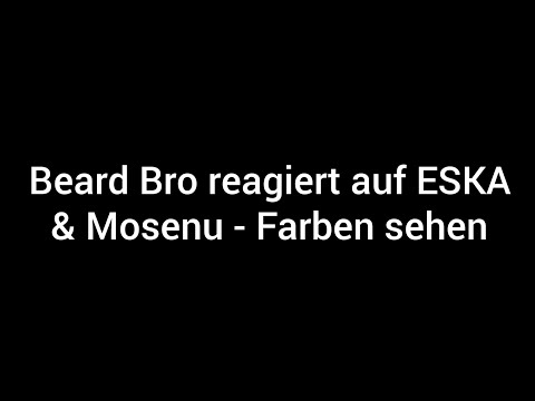 BEARD BRO reagiert auf "ESKA & Mosenu - Farben sehen" 🧨