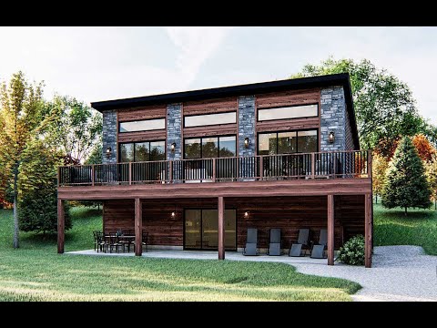 Modern House Plan #52-456