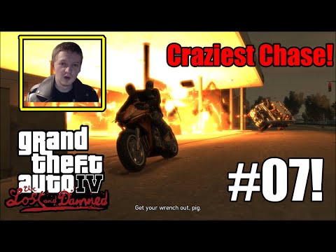 The Craziest Police Chase Ever-  GTA TLAD Part 7