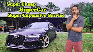 We Bought this Junk Twin Turbo Audi RS7 & took it Straight to the Dealership...
