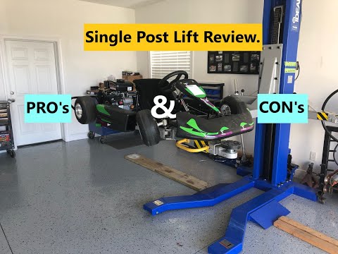 Single Post Lift Review if you have limited space
