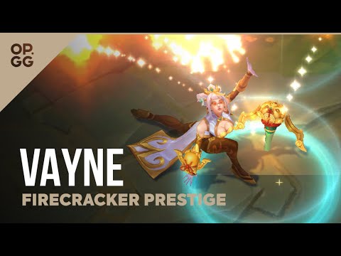 League of Legends Prestige Firecracker Vayne OP.GG Skin Review