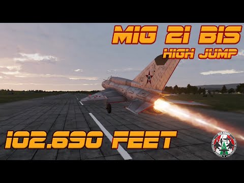 Mig-21 Bis world record high jump. 102.690 feet 31.300 meters