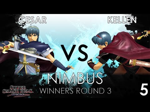 Nimbus #5- Cesar (Marth) VS Kellen (Marth) - SSBM Winners Round 3