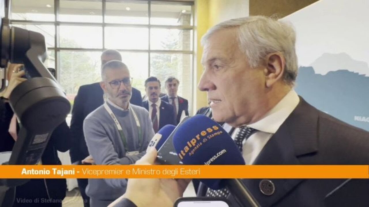 Tajani "Pieno sostegno dell'Italia all'Ucraina, lavoriamo insieme per la pace"