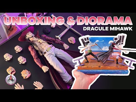 Strongest Swordsman VS Zoro DIORAMA | Dracule Mihawk S.H.Figuarts | Unboxing | ASMR | One Piece