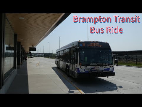 Brampton Transit 16 Southgate Bus Ride - Full Route Northbound 7/4/2023