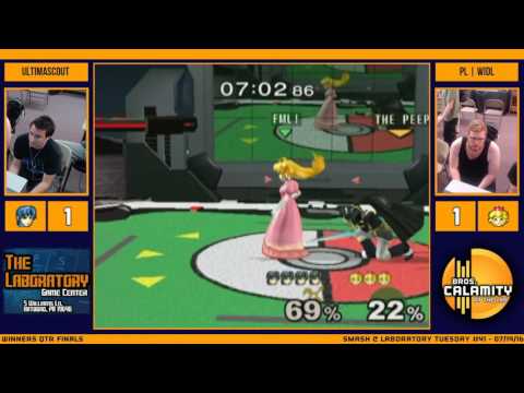S@LT #41   PL  Widl Peach vs UltimaScout Marth   Winners Qtr Finals   Melee Singles