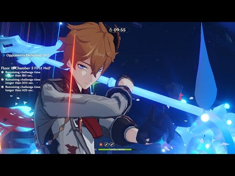 Childe and Diluc double Vaporize team