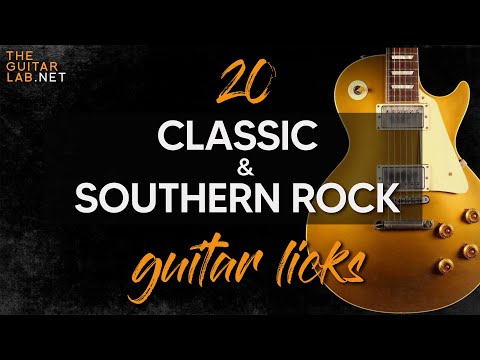 20 Classic Rock & Southern Rock Guitar Licks - Theguitarlab.net -
