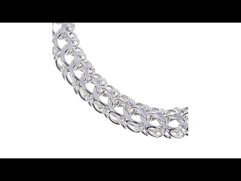 Sevilla Silver Fancy Link Bracelet