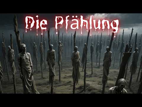 Die Pfählung: Ein Pfahl von unten – er kam aus deinem Mund, während du noch LEBTEST