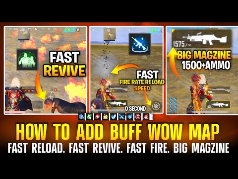 How to Increase Revive Speed Fire Speed Gun Reload In Wow | Wow Buff Device Settings | Wow Totorial