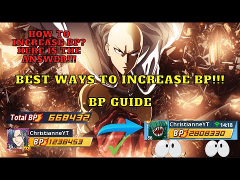 BOOST UP YOUR BP NOW!!! One Punchman The Strongest Guide